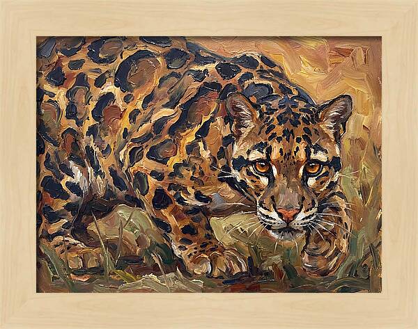 Clouded Leopard Stalking