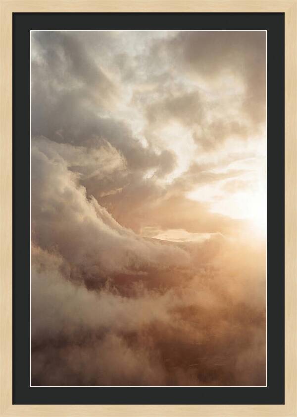 Clouds Embracing Autumn Light