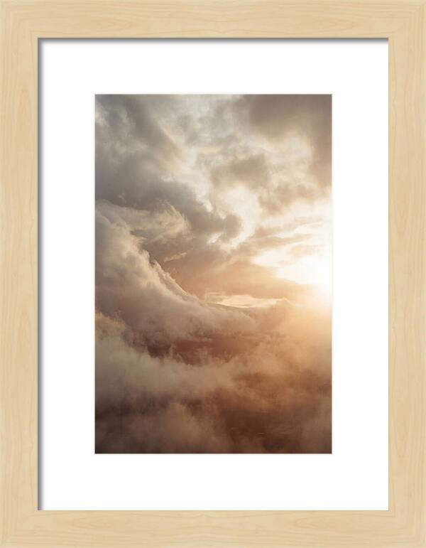 Clouds Embracing Autumn Light
