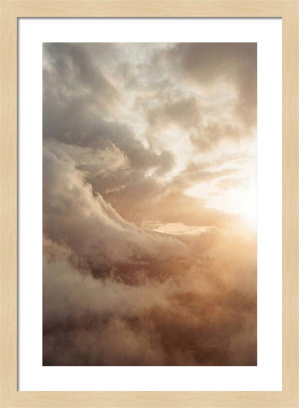 Clouds Embracing Autumn Light