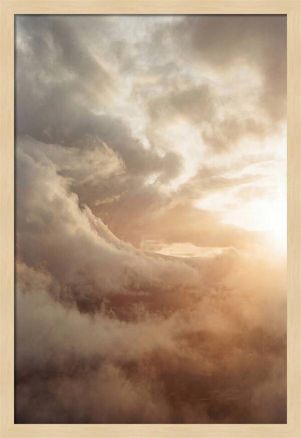 Clouds Embracing Autumn Light
