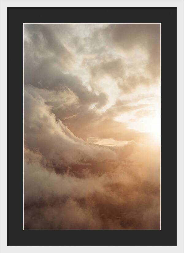 Clouds Embracing Autumn Light
