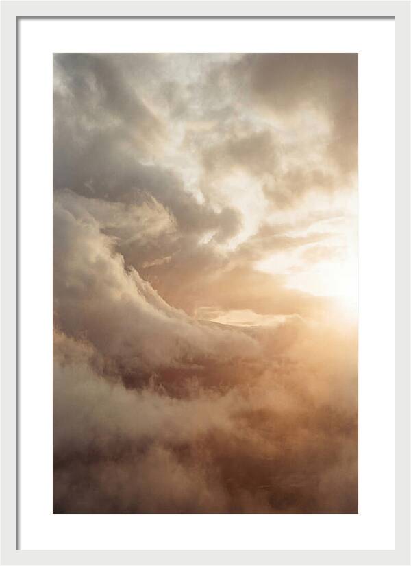Clouds Embracing Autumn Light