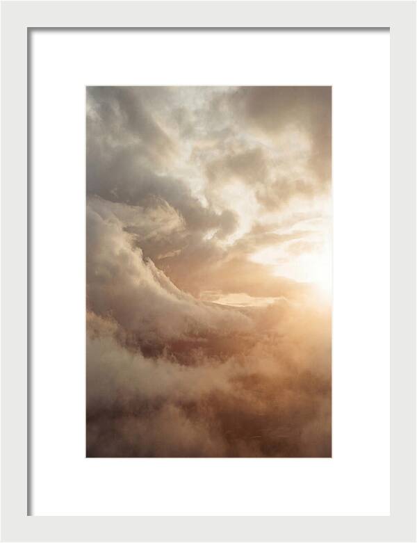 Clouds Embracing Autumn Light