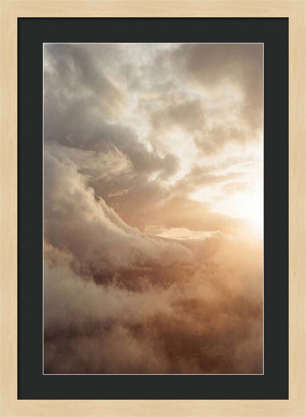 Clouds Embracing Autumn Light