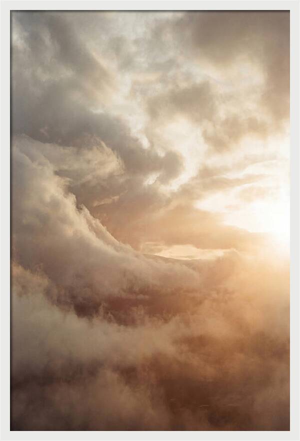 Clouds Embracing Autumn Light