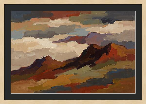 Cloudscape Over Majestic Peaks