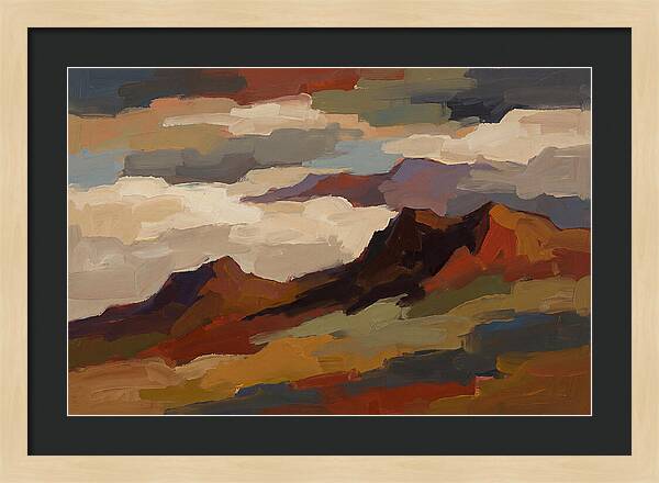 Cloudscape Over Majestic Peaks