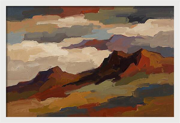 Cloudscape Over Majestic Peaks