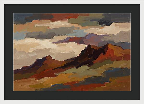 Cloudscape Over Majestic Peaks