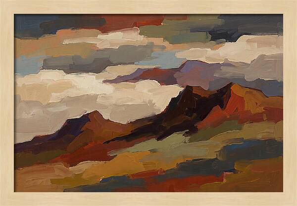 Cloudscape Over Majestic Peaks