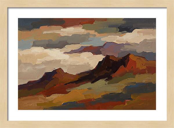 Cloudscape Over Majestic Peaks