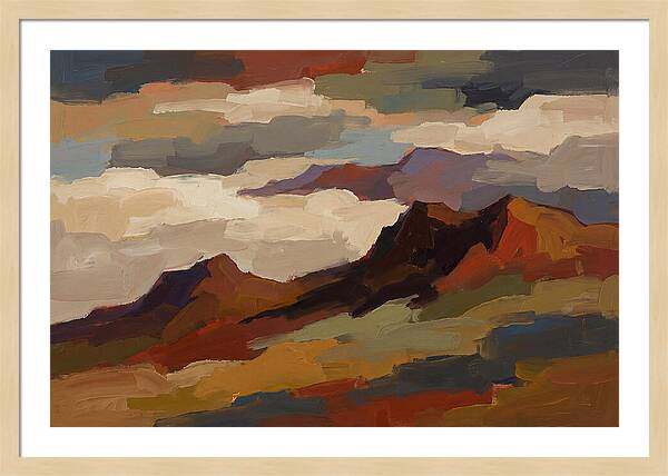 Cloudscape Over Majestic Peaks