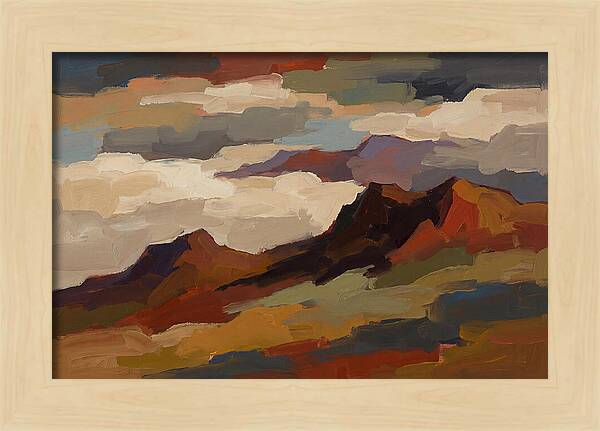Cloudscape Over Majestic Peaks