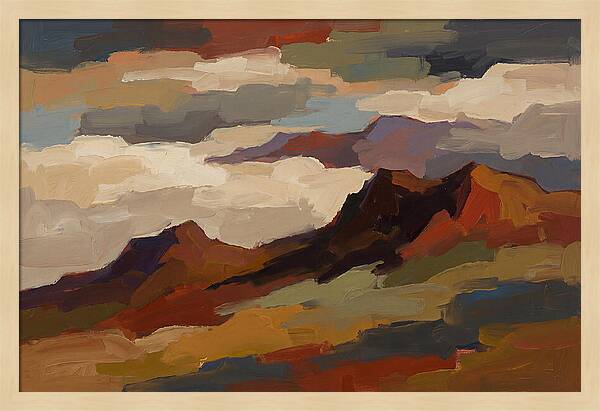 Cloudscape Over Majestic Peaks