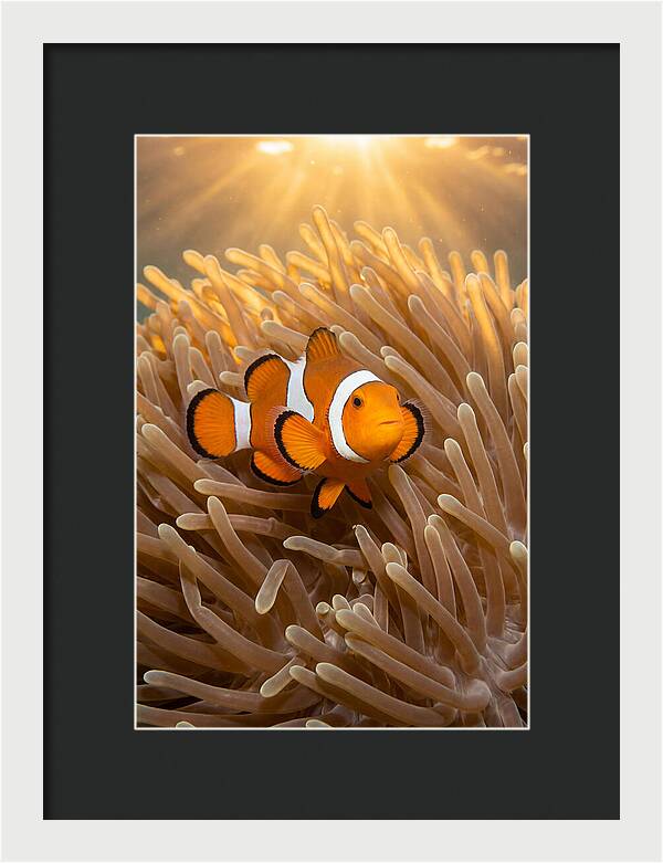 Clownfish Among Anemones