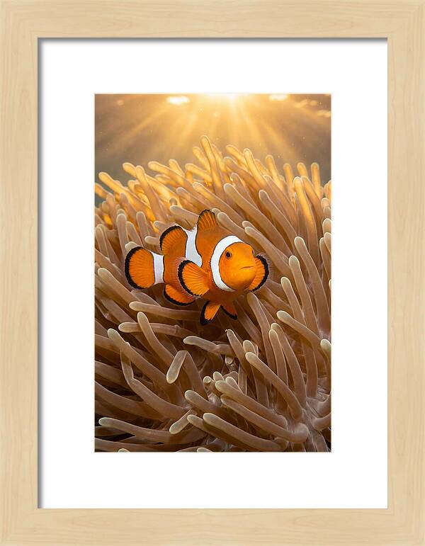 Clownfish Among Anemones