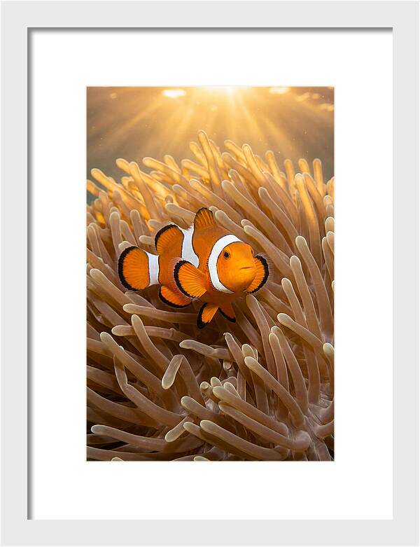 Clownfish Among Anemones