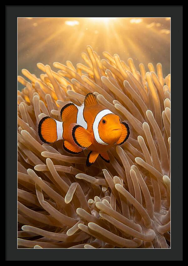 Clownfish Among Anemones
