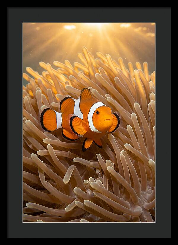 Clownfish Among Anemones