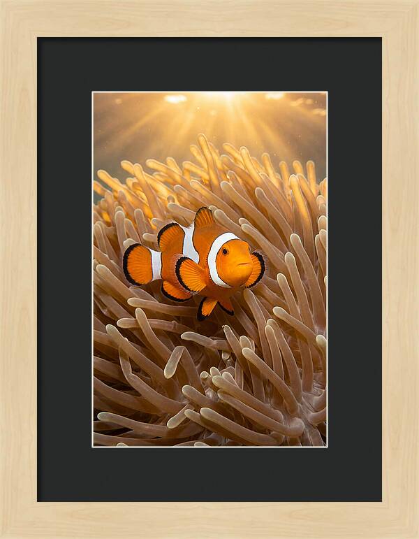 Clownfish Among Anemones