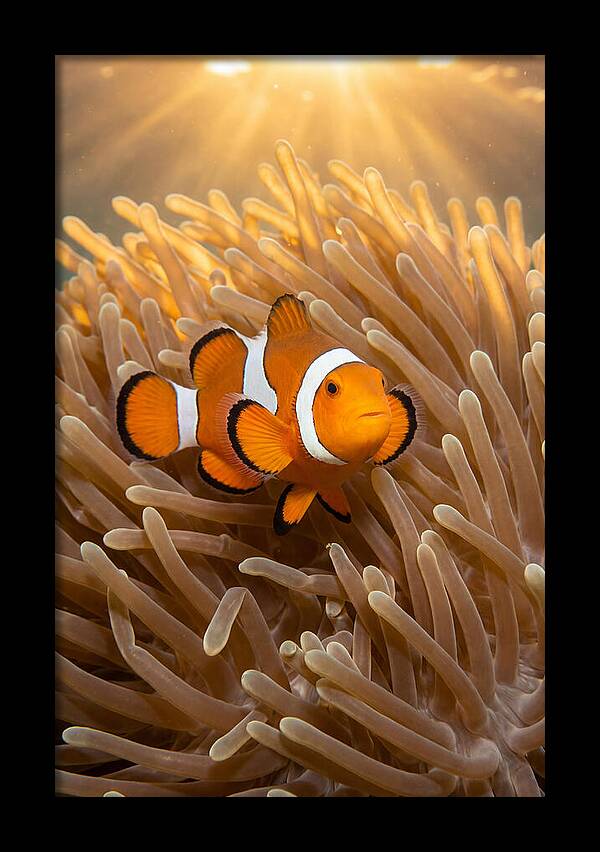 Clownfish Among Anemones