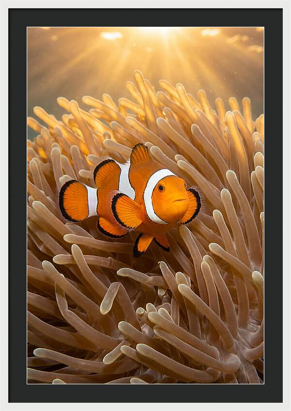 Clownfish Among Anemones