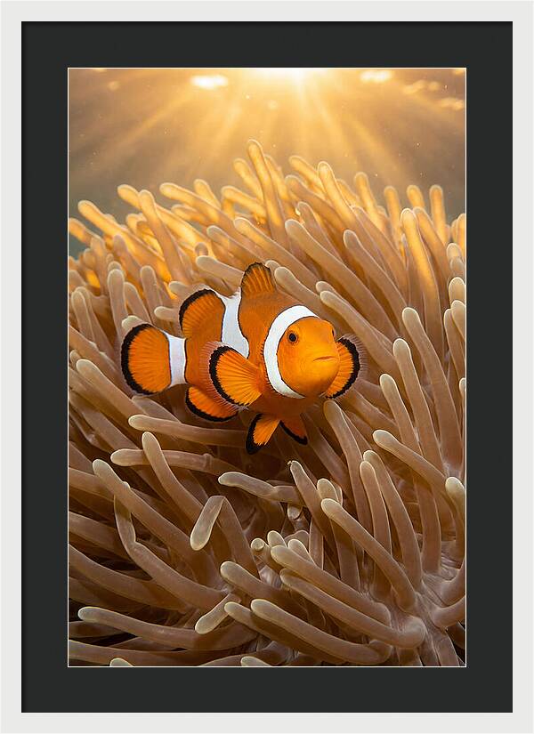 Clownfish Among Anemones
