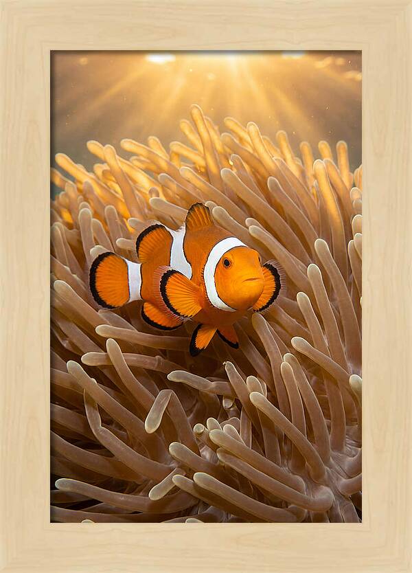 Clownfish Among Anemones