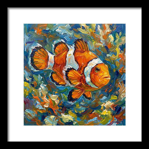 Clownfish Among Vibrant Corals