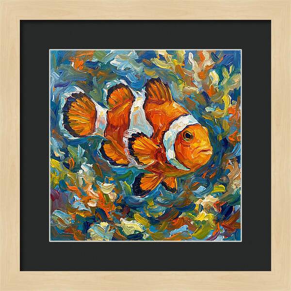 Clownfish Among Vibrant Corals