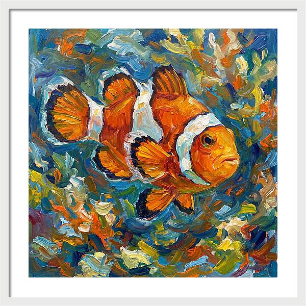Clownfish Among Vibrant Corals