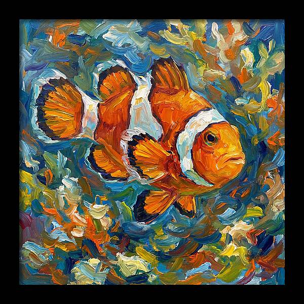 Clownfish Among Vibrant Corals