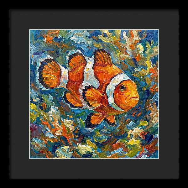 Clownfish Among Vibrant Corals