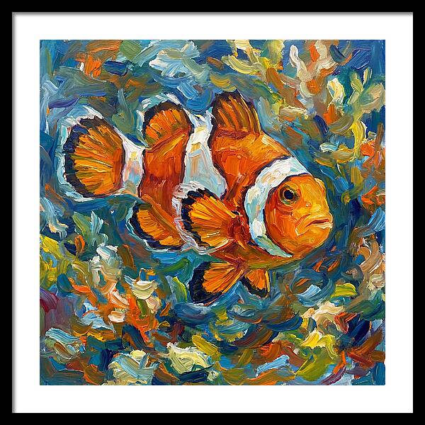 Clownfish Among Vibrant Corals