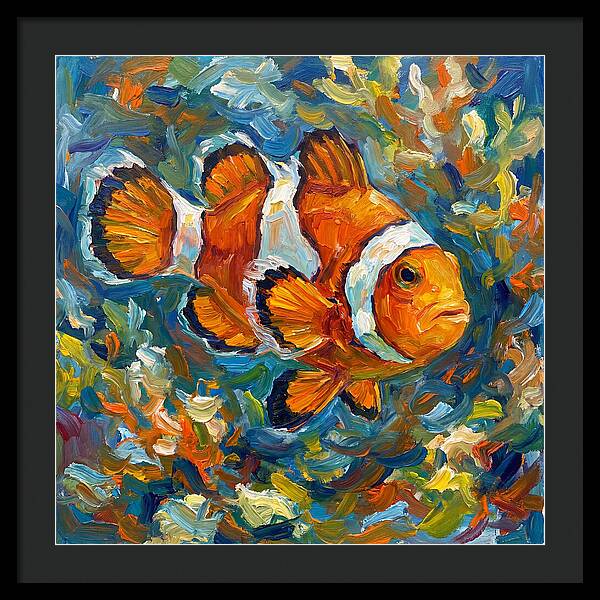 Clownfish Among Vibrant Corals