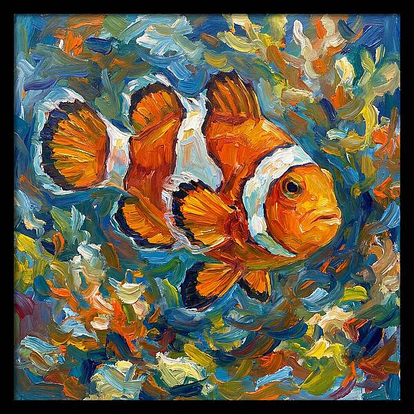 Clownfish Among Vibrant Corals