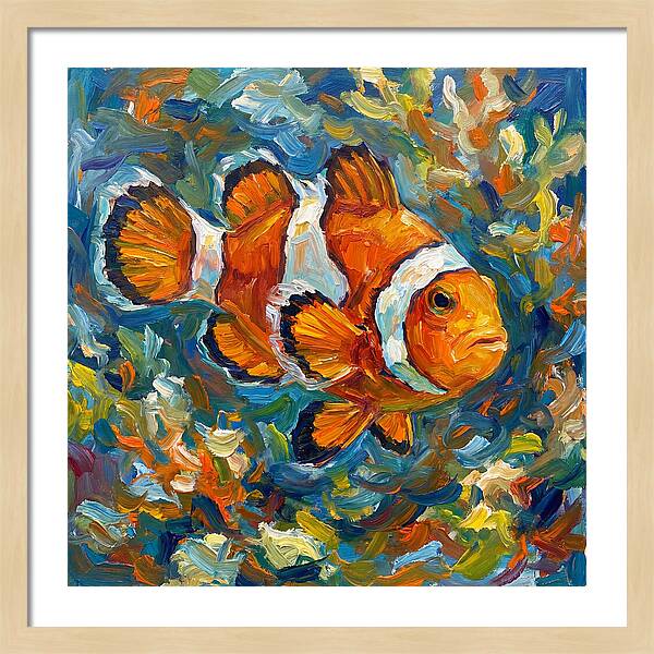 Clownfish Among Vibrant Corals