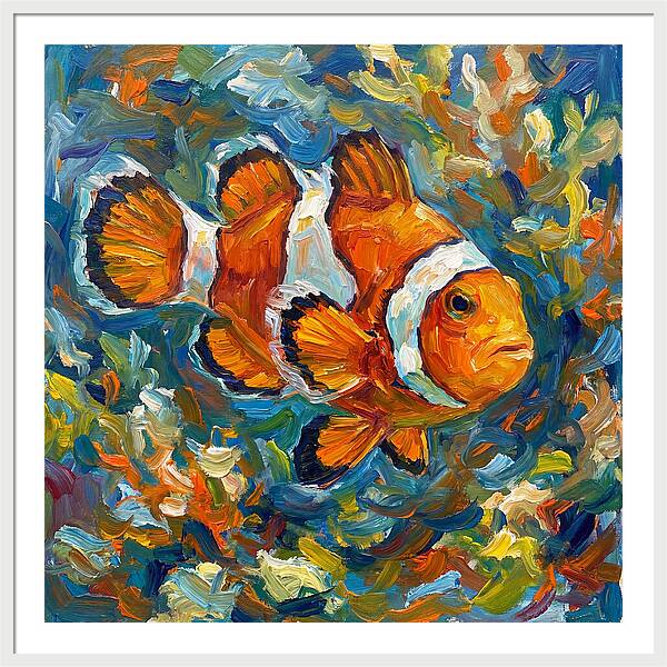 Clownfish Among Vibrant Corals
