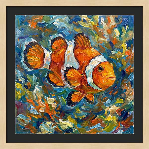 Clownfish Among Vibrant Corals