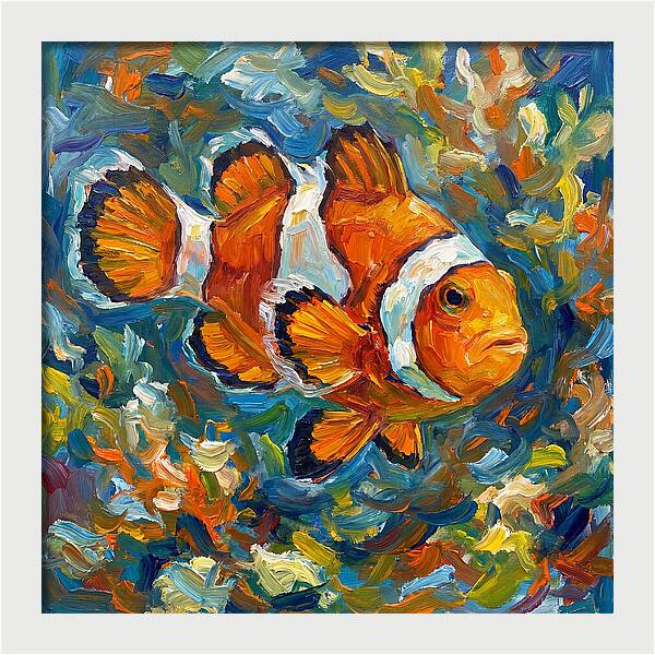 Clownfish Among Vibrant Corals
