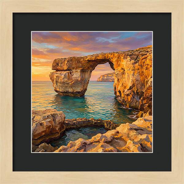Coastal Arch At Sunset