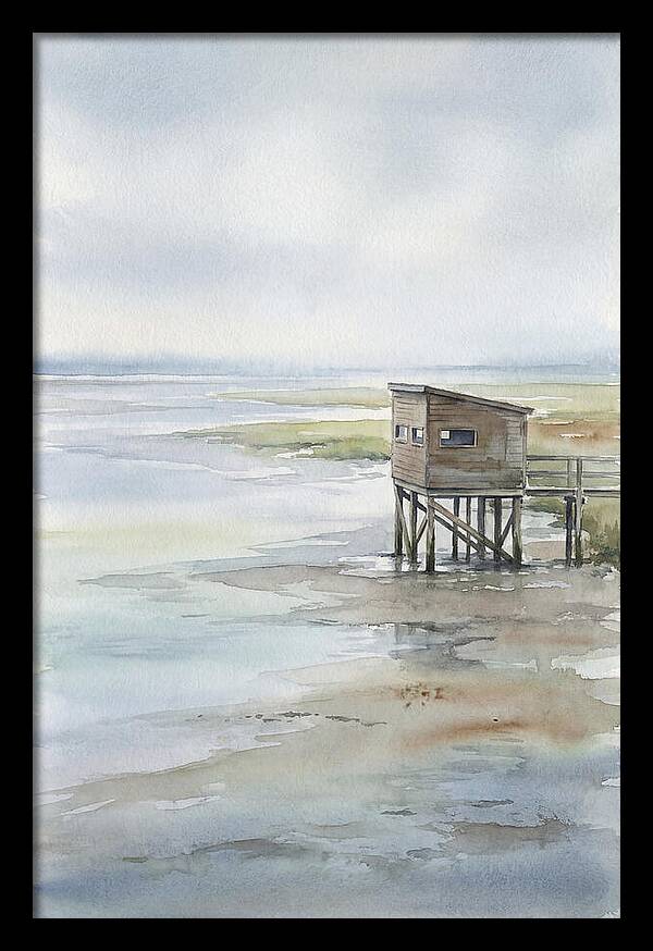 Coastal Bird Hide Overlooking Estuary