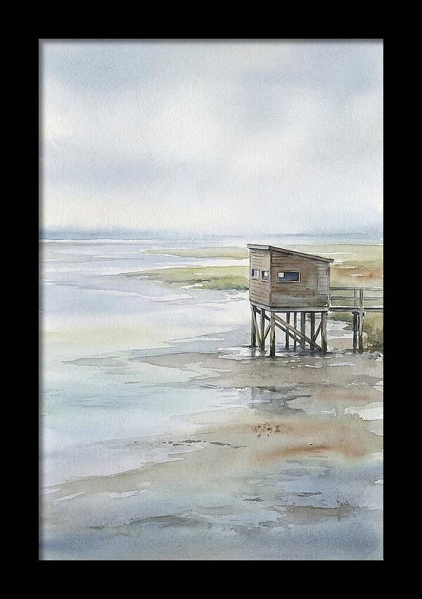 Coastal Bird Hide Overlooking Estuary