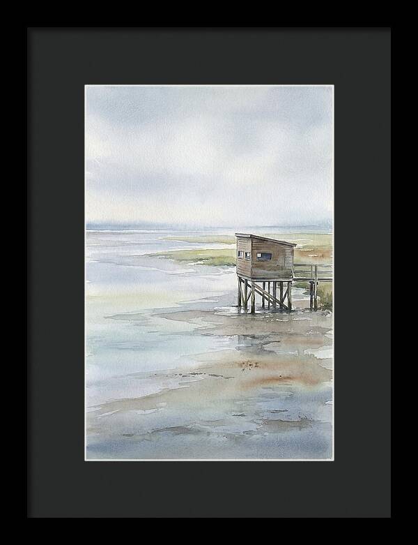 Coastal Bird Hide Overlooking Estuary