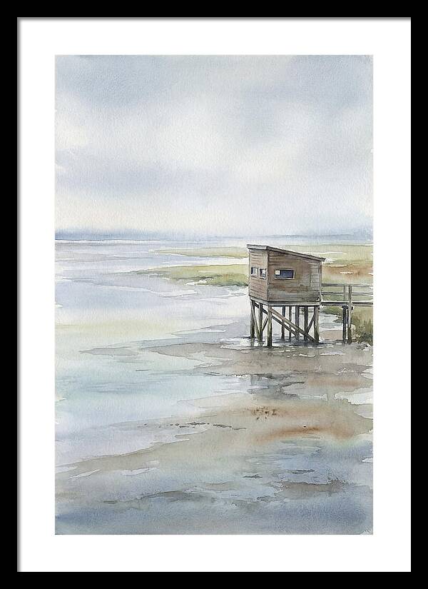 Coastal Bird Hide Overlooking Estuary