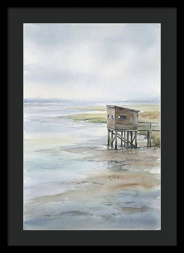 Coastal Bird Hide Overlooking Estuary
