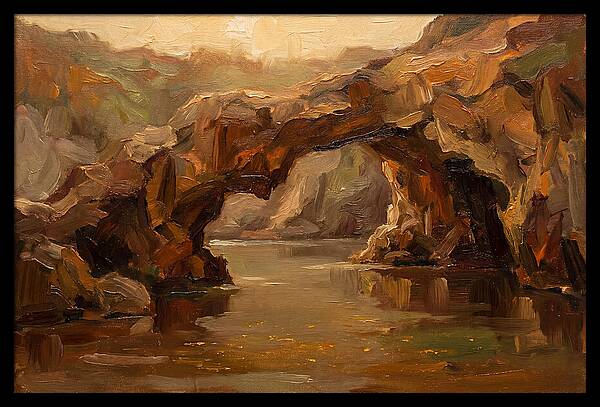 Coastal Cave Reflections