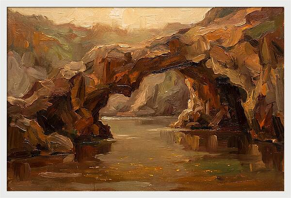 Coastal Cave Reflections