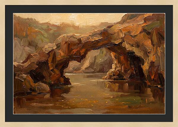 Coastal Cave Reflections